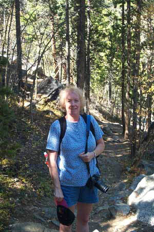 050-Carol on Mining Camp Trail